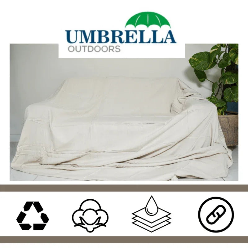 Cotton Canvas Dust Sheet - Umbrella Outdoors