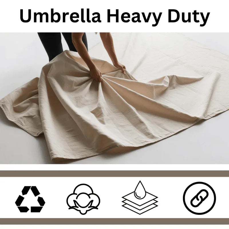 Cotton Canvas Dust Sheet - Umbrella Outdoors