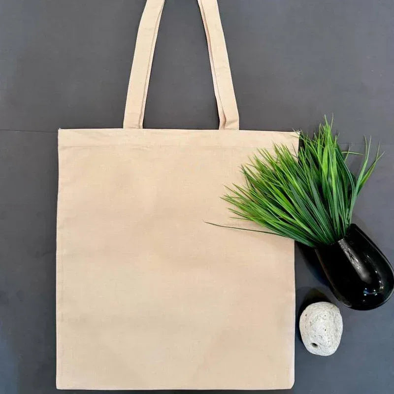 Plain Cotton Canvas Tote Bag - Standard - Umbrella Outdoors