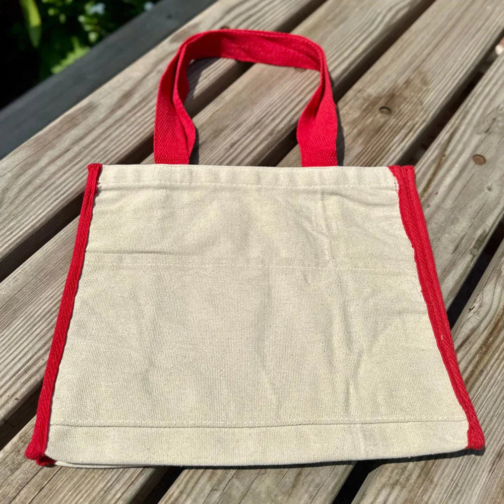 Candy Canvas Cotton Bag - Red - Umbrella Outdoors