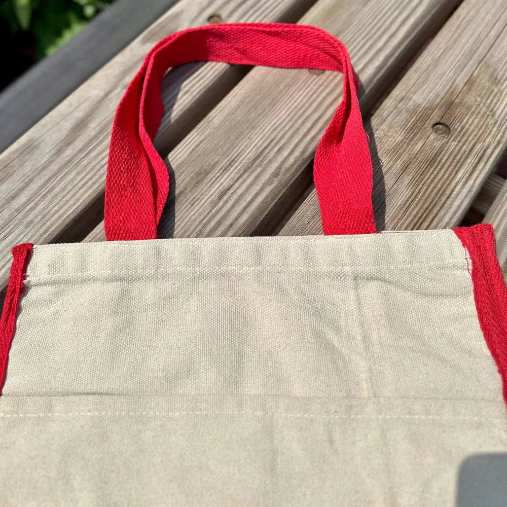 Candy Canvas Cotton Bag - Red - Umbrella Outdoors
