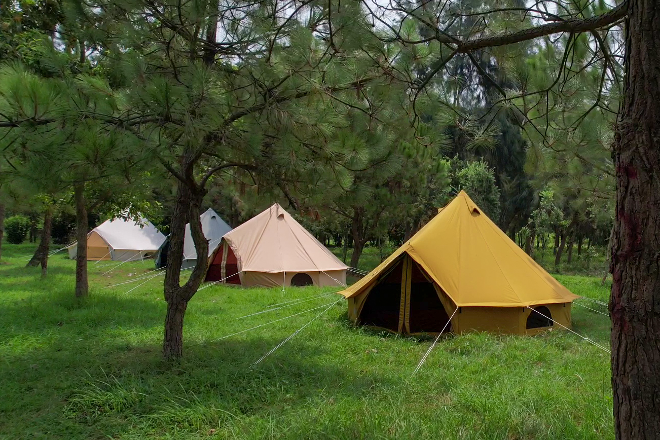 Bell tent front