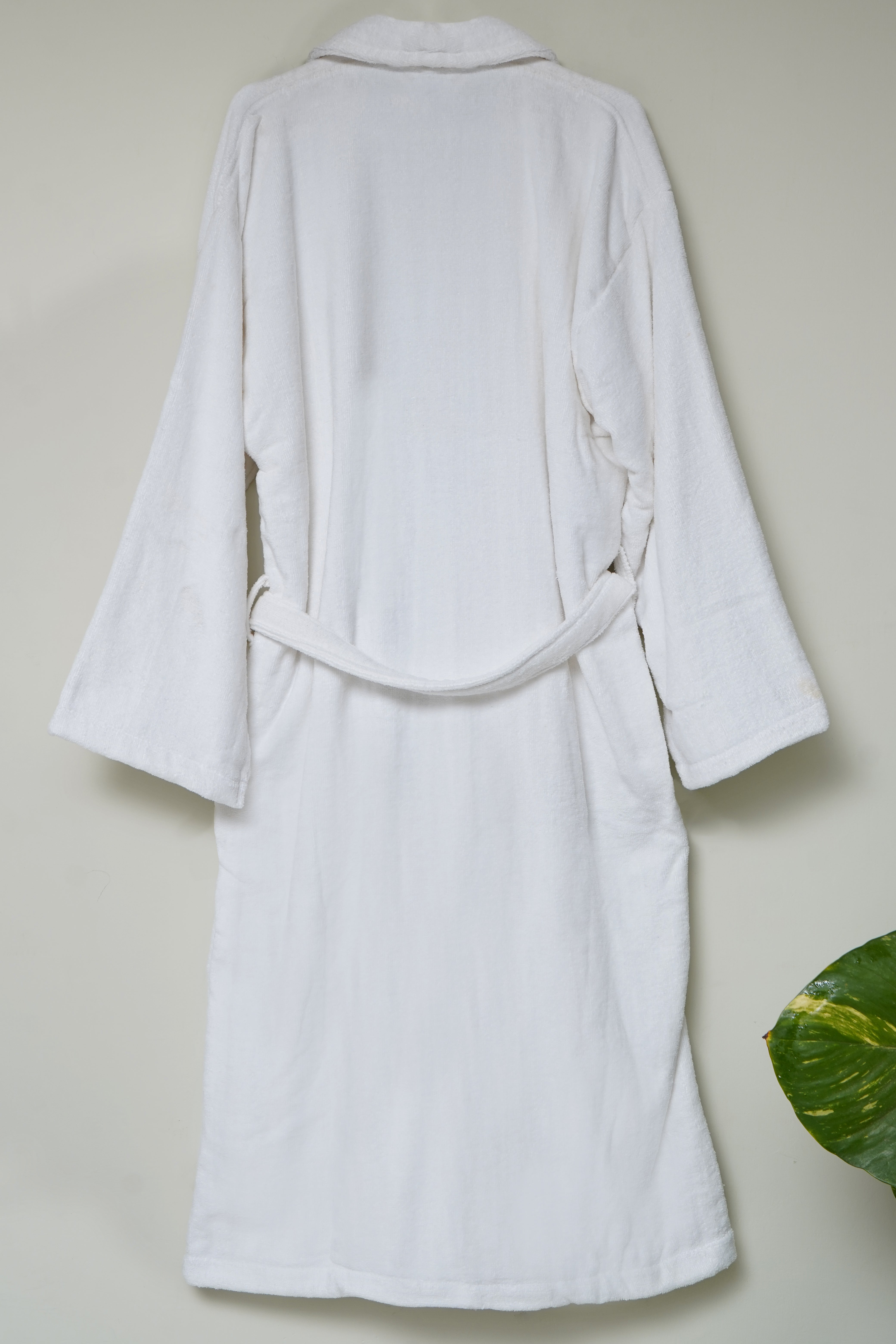 Umbrella Elite White Velour Bathrobe Set