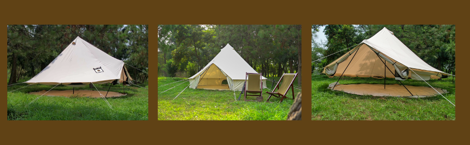 Bell tent front