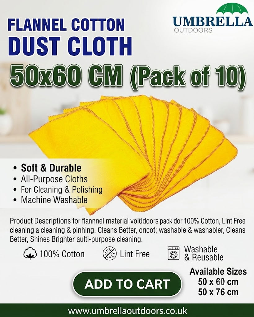 Flannel Cotton Dust Cloths