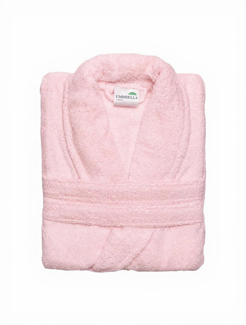 Plain Cotton Terry Towel Bathrobe