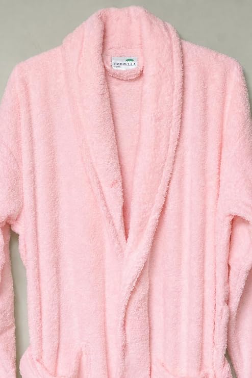 Plain Cotton Terry Towel Bathrobe