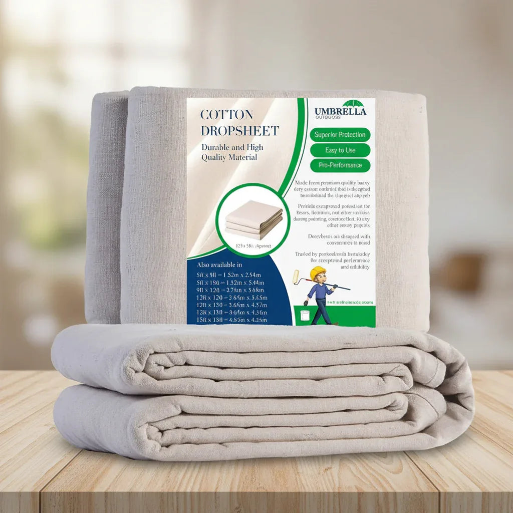 Cotton Canvas Dust Sheet - Umbrella Outdoors