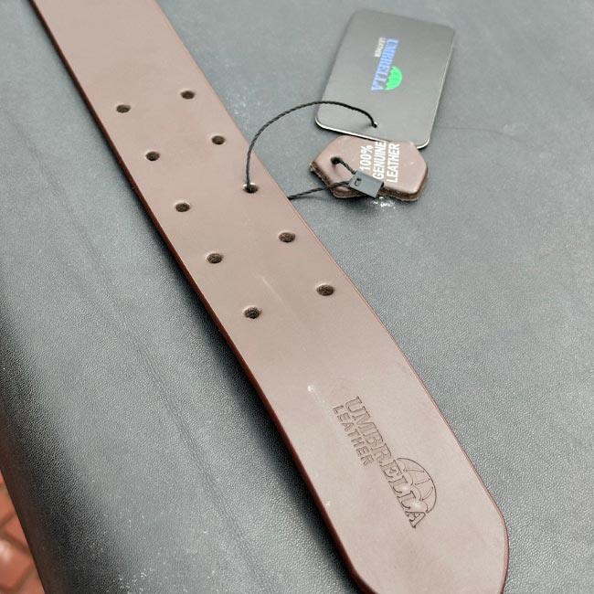 Gangster Leather Belt - Umbrella Outdoors