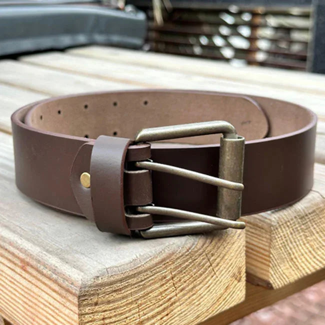 Gangster Leather Belt - Umbrella Outdoors