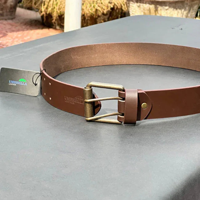 Gangster Leather Belt - Umbrella Outdoors