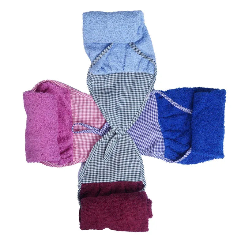 Pack of 4 Kitchen Hanging Towel Set Pure 100% Cotton - Umbrella Outdoors