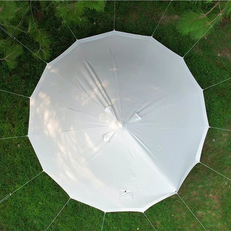 3M Elite Cotton Canvas Bell Tent - Natural White - Umbrella Outdoors