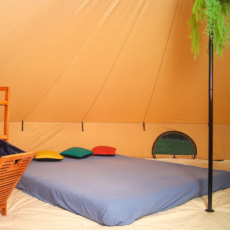 3M Elite Cotton Canvas Bell Tent - Natural White - Umbrella Outdoors