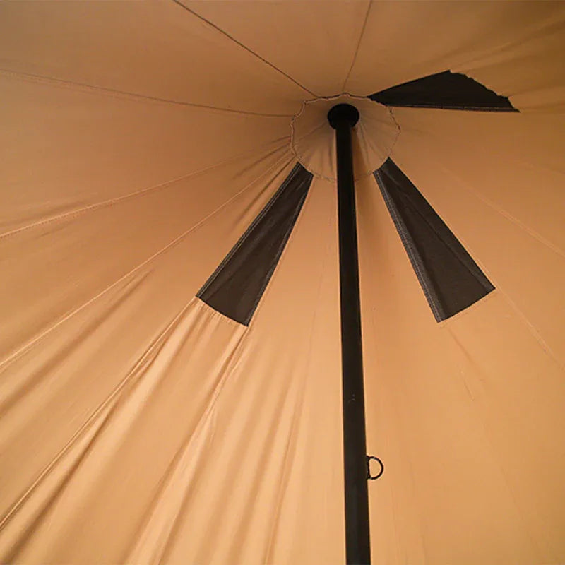 Each Tent has Mesh for Air Ventilation.