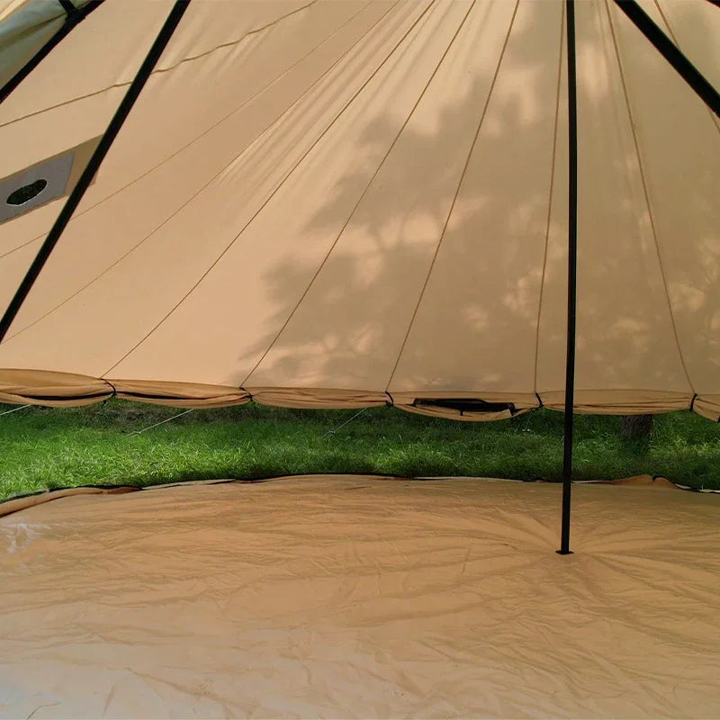 3M Elite Cotton Canvas Bell Tent - Natural White - Umbrella Outdoors
