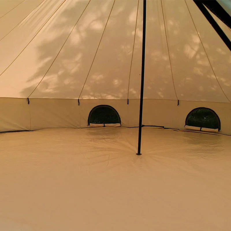 3M Elite Cotton Canvas Bell Tent - Natural White - Umbrella Outdoors