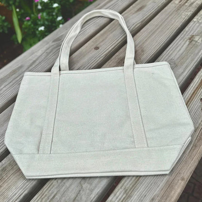 EcoStyle Cotton Canvas Tote Bag - White - Umbrella Outdoors