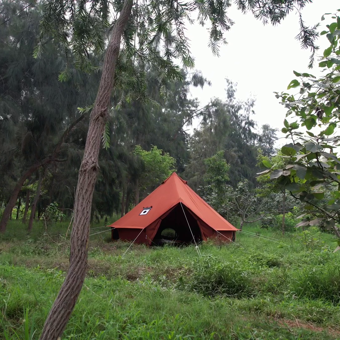 Bell tent front 