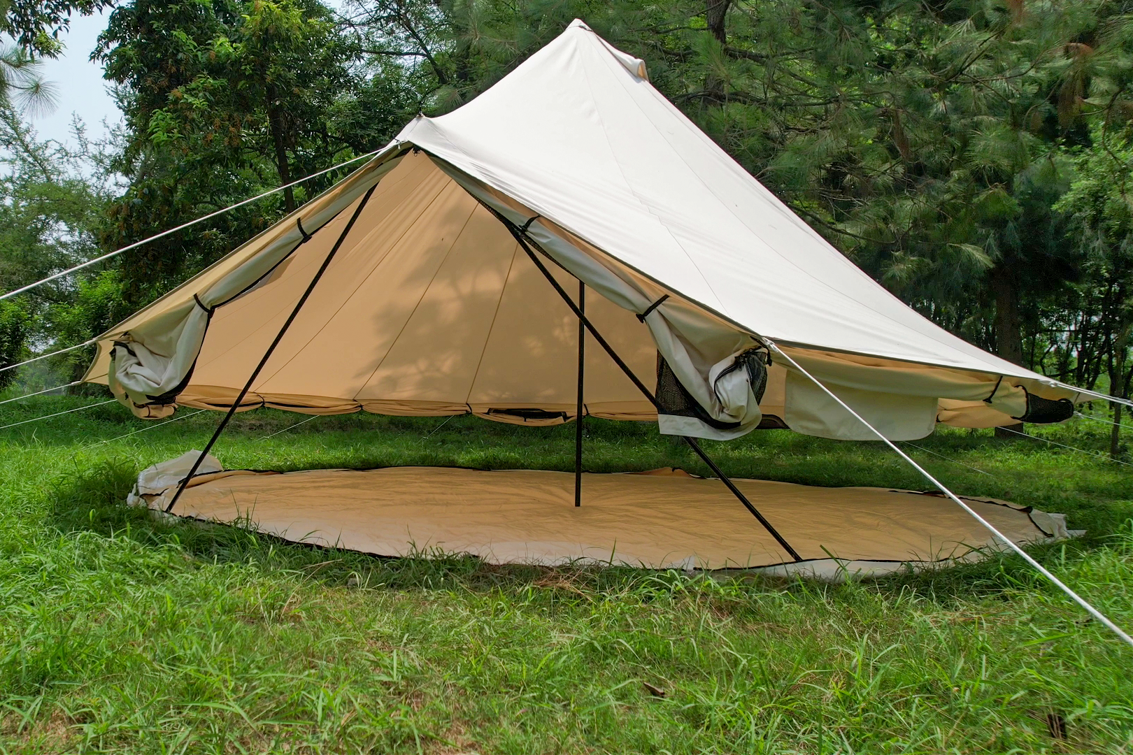 Bell tent front 