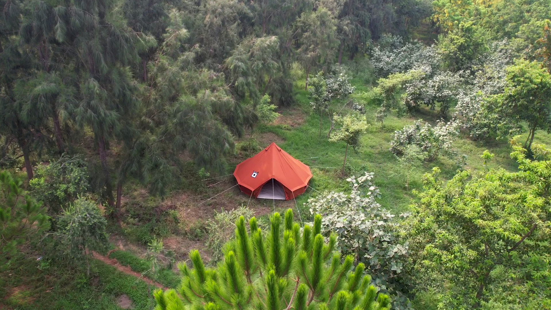 Bell tent front 