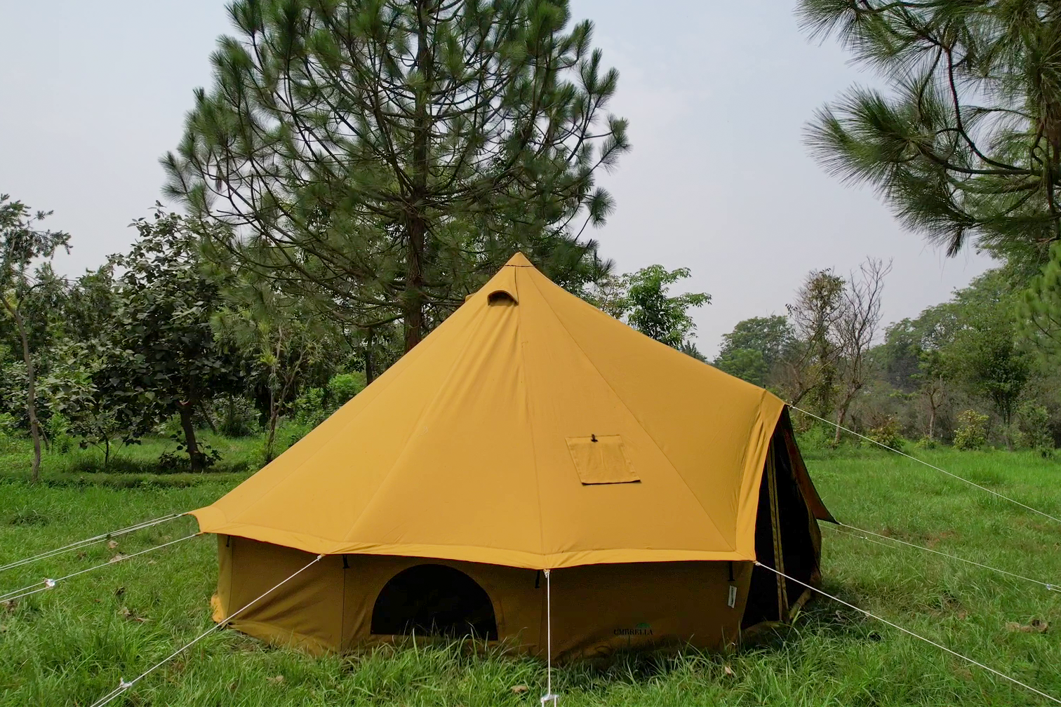 Bell tent front 
