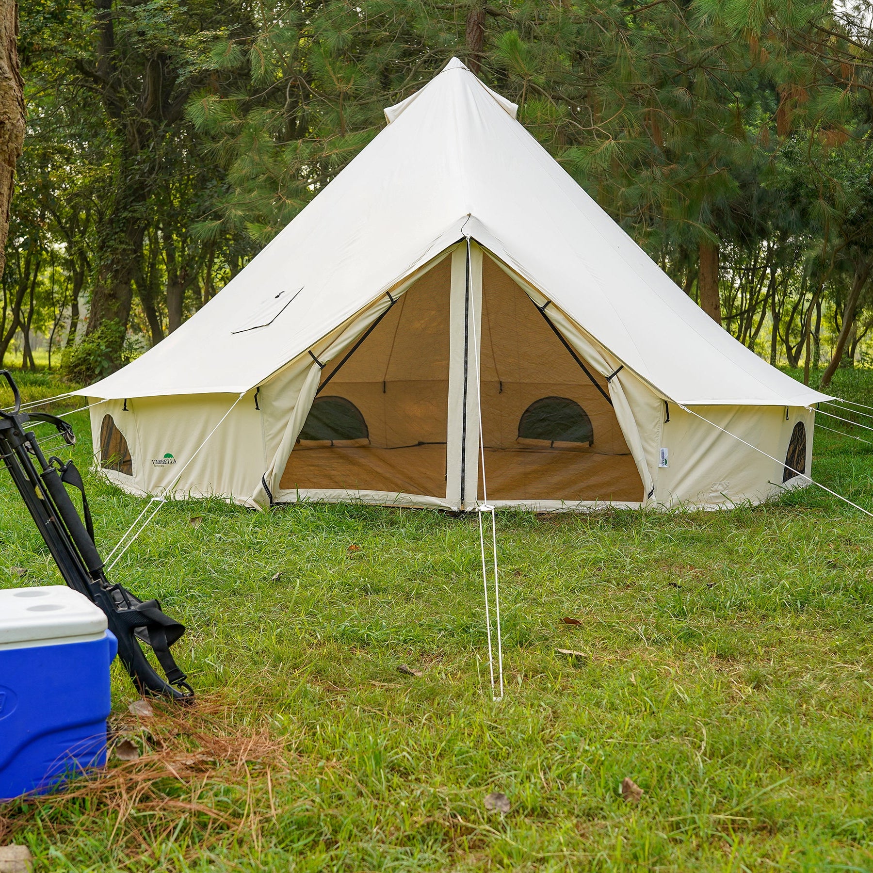 Bell tent front 