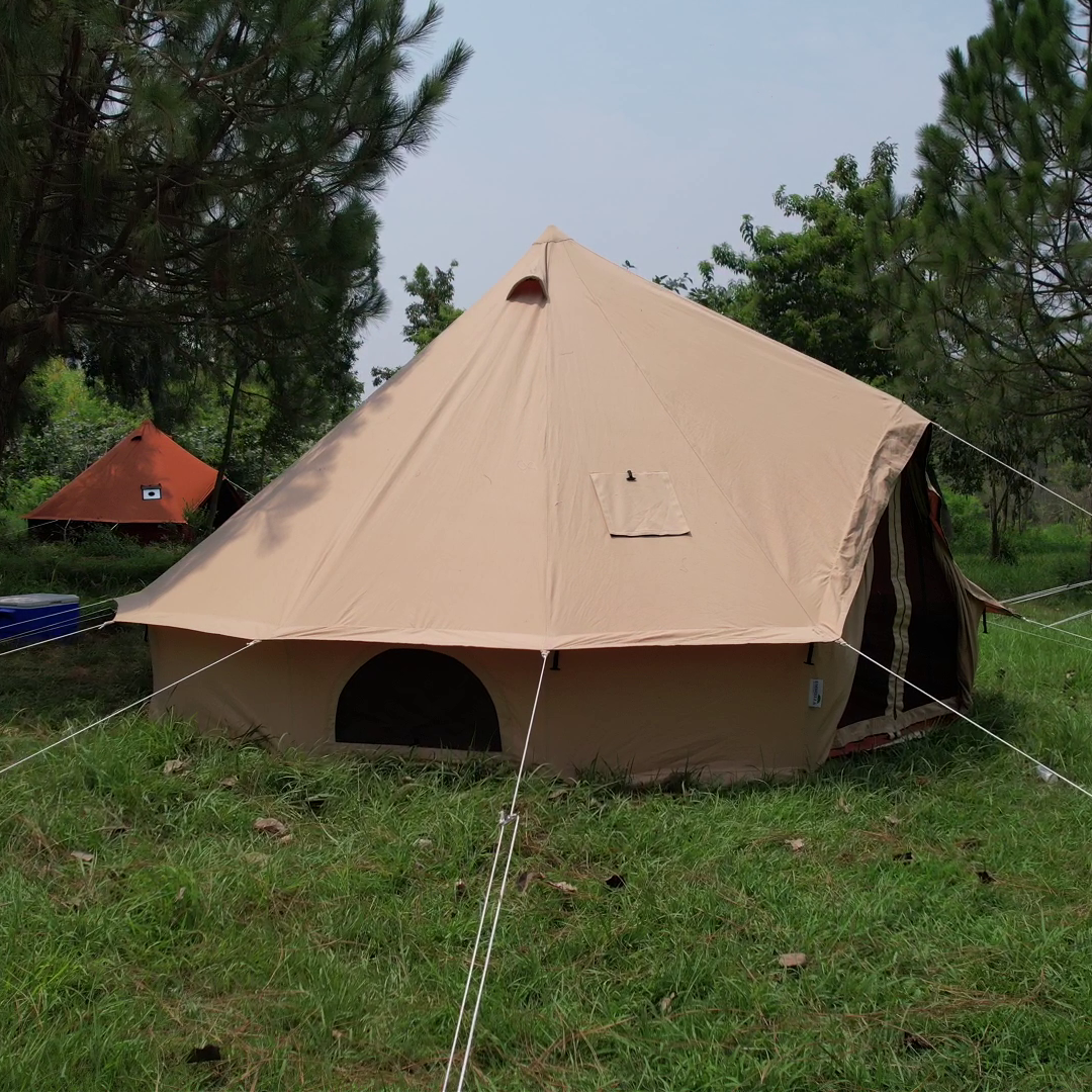 Bell tent front 