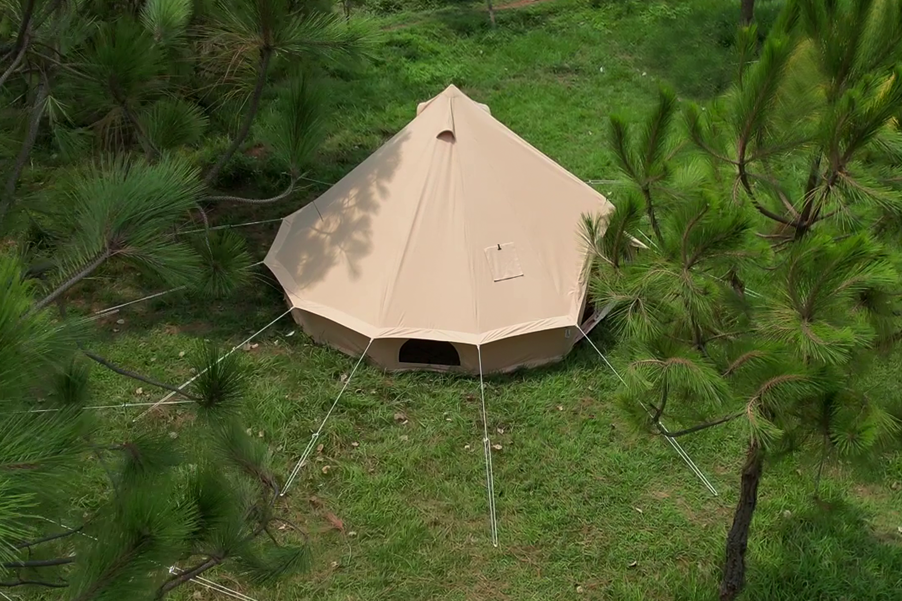 Bell tent front 