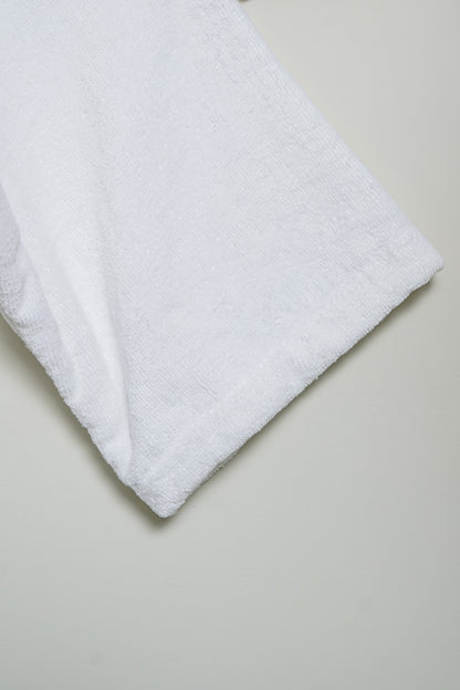 Umbrella Elite White Velour Bathrobe Set