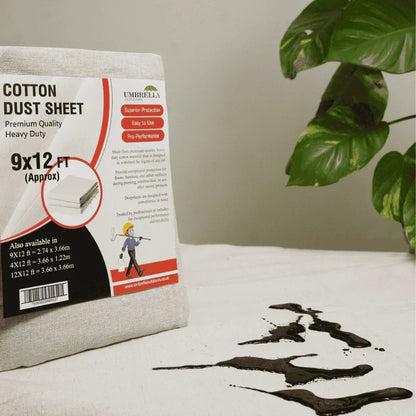 Cotton Canvas Dust Sheet Heavyweight - Umbrella Outdoors