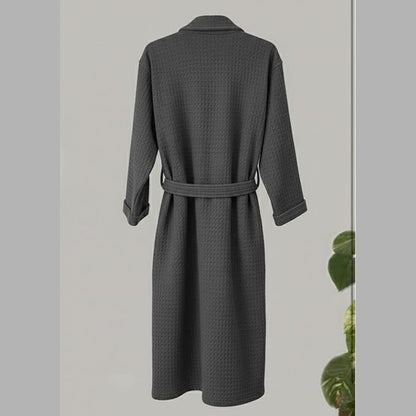 waffle bathrobe front 