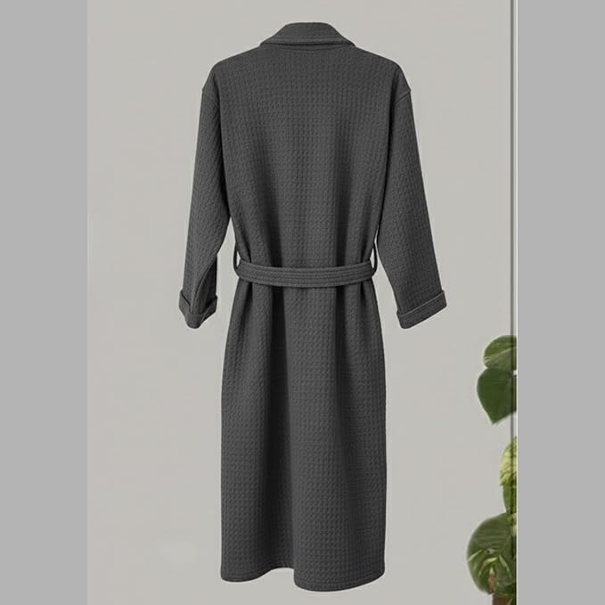 waffle bathrobe front 