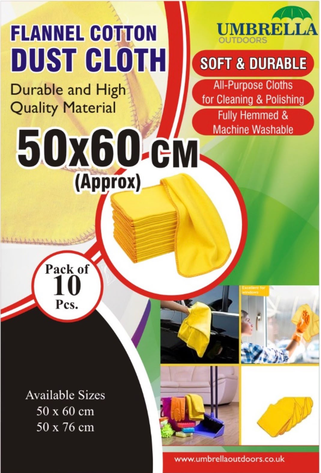Flannel Cotton Dust Cloths
