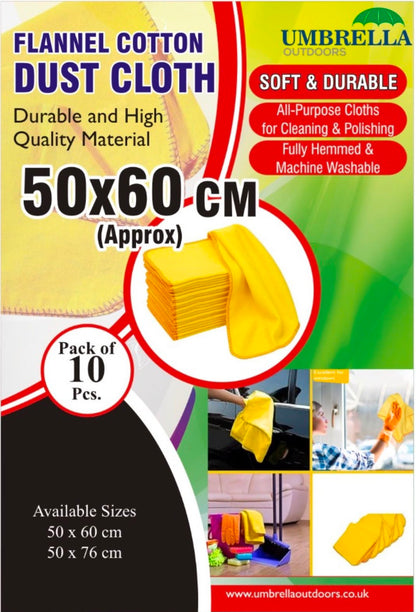 Flannel Cotton Dust Cloths