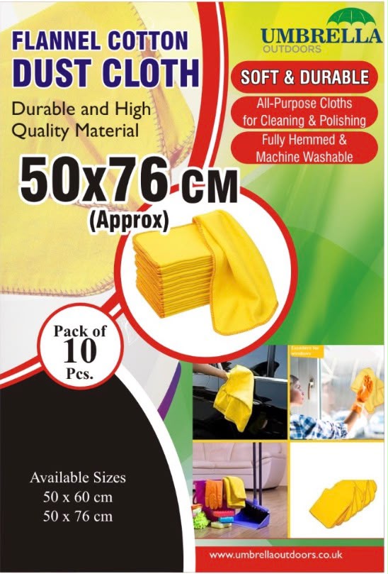 Flannel Cotton Dust Cloths