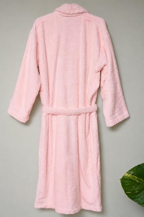 Plain Cotton Terry Towel Bathrobe