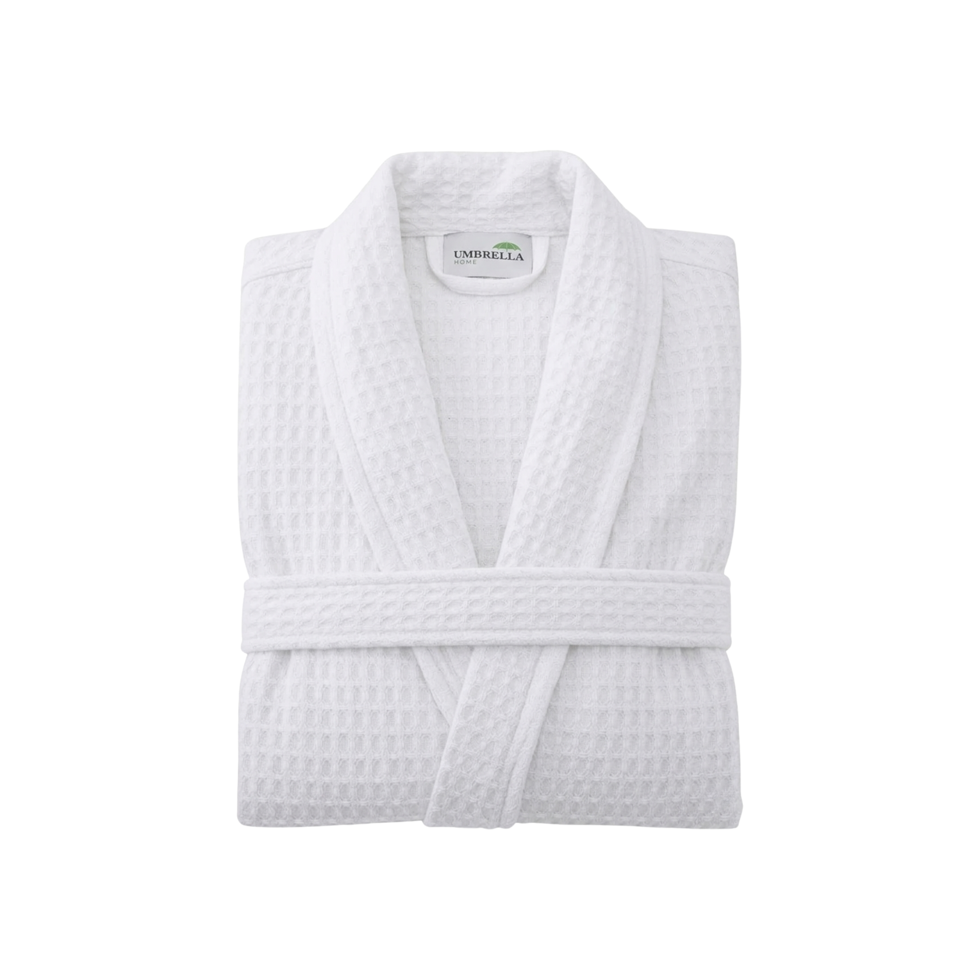 waffle bathrobe front #color_white