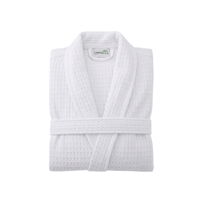 waffle bathrobe front 