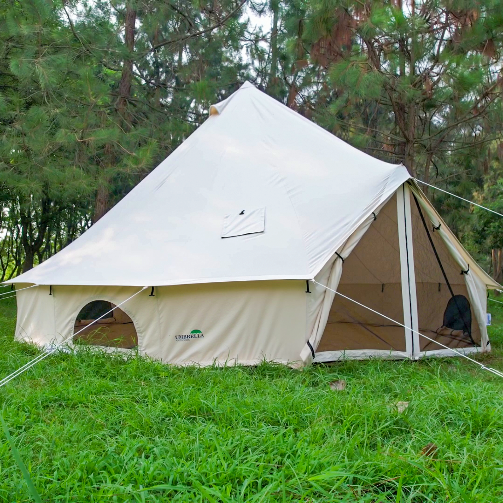 Bell tent front #color_white
