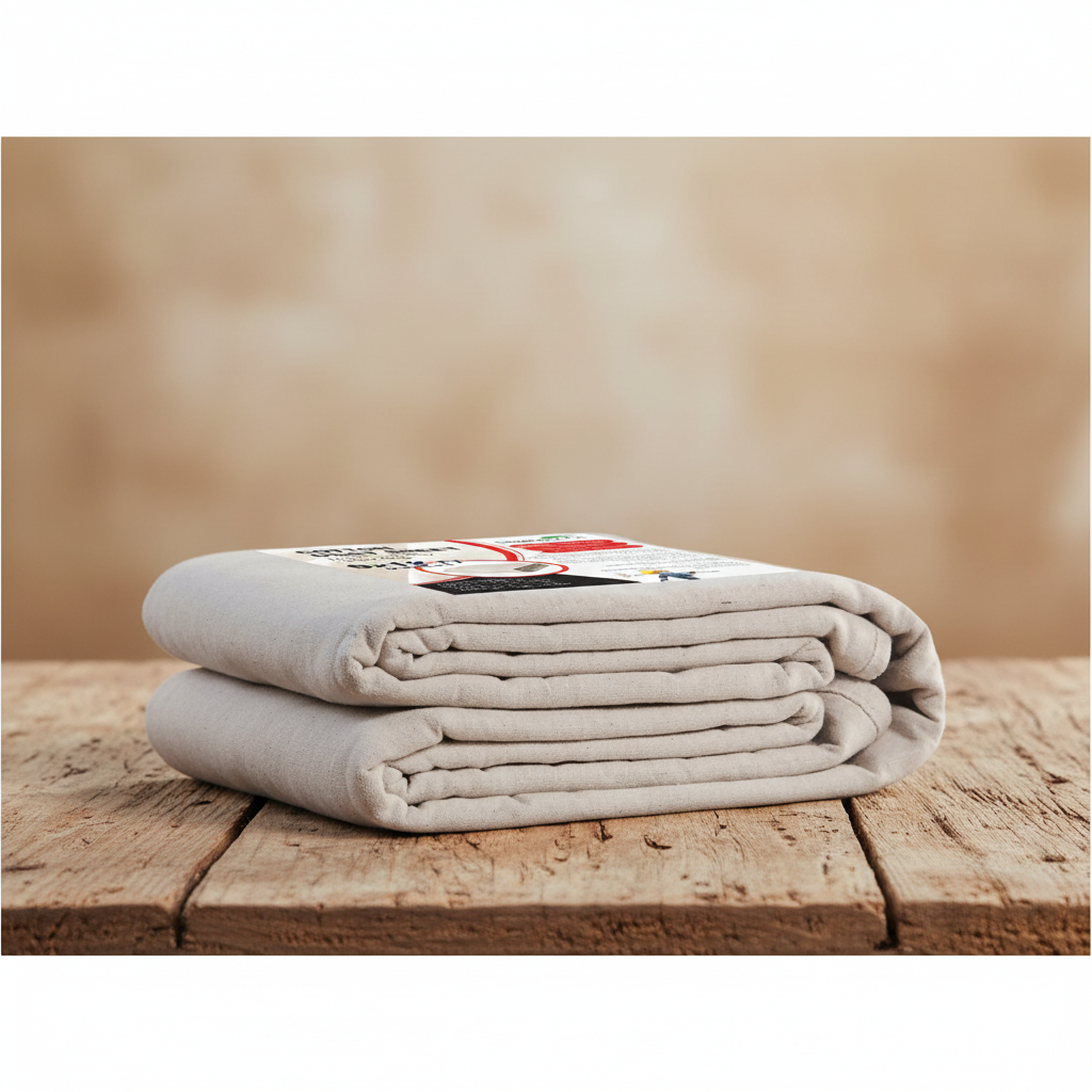 Cotton Dust Sheet 9x12 ft - Natural Background