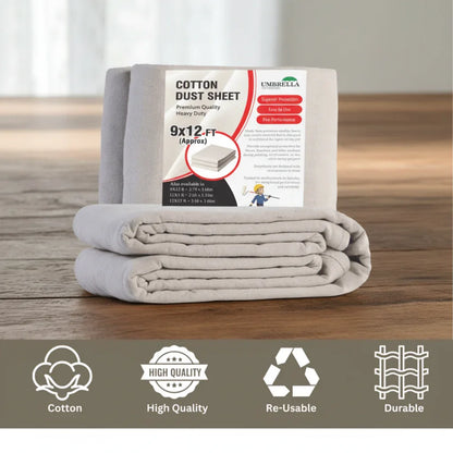 Cotton Canvas Dust Sheet Heavyweight - Umbrella Outdoors