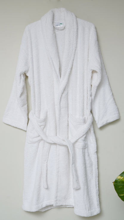 Bathrobe front 