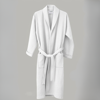 waffle bathrobe front 